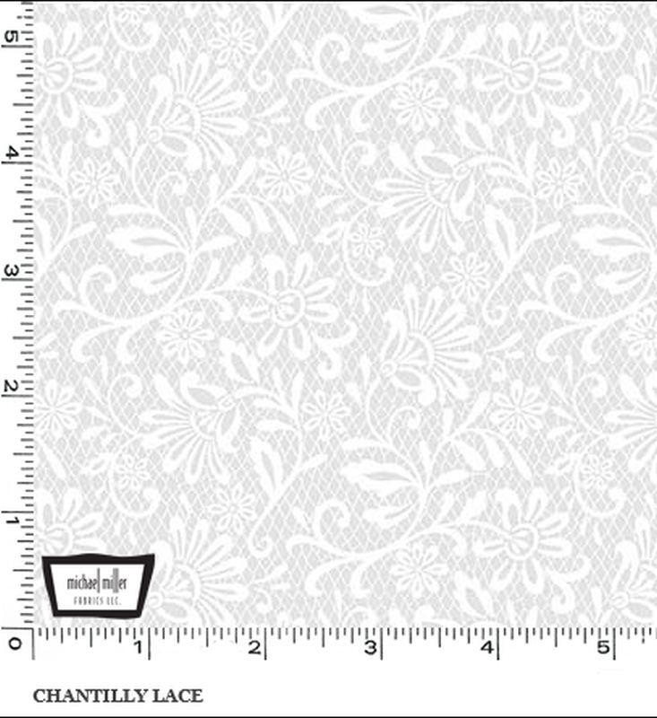 White Hot White Chantilly Lace 10413