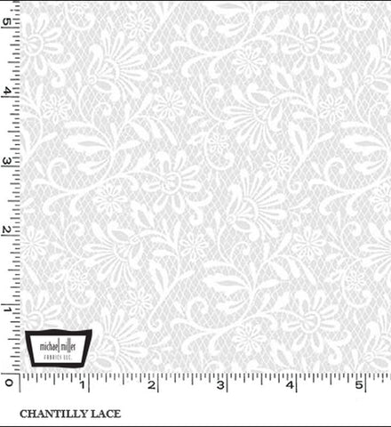 White Hot White Chantilly Lace 10413