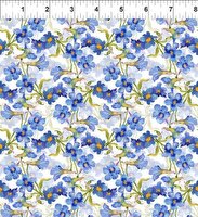 Decoupage - Flowers - Blue - C256011DC1