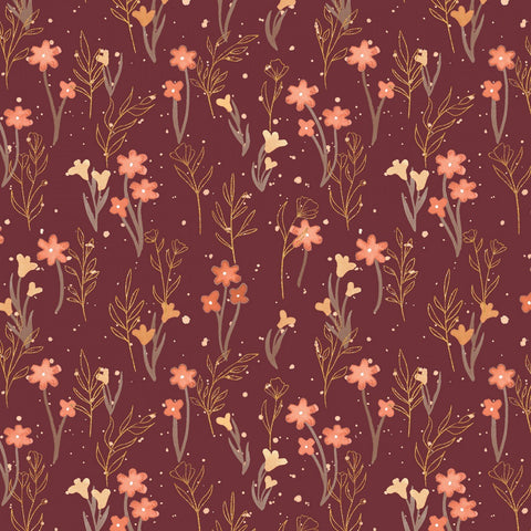 Desert Blooms -  Spaced Flowers - DBLO05214CC