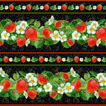 Strawberry Fields by Elizabeth’s  Studio Border Black 729