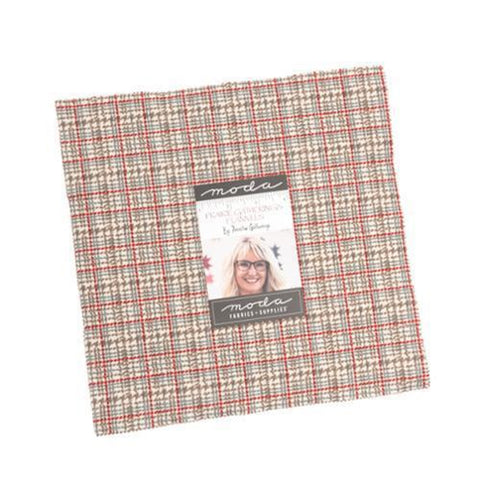 Prairie Gatherings Flannel Layer Cake by Primitive Gatherings for Moda