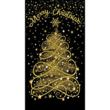 Merry Christmas HOLIDAY-CM3620 BLACK Panel by Timeless Treasures Fabrics