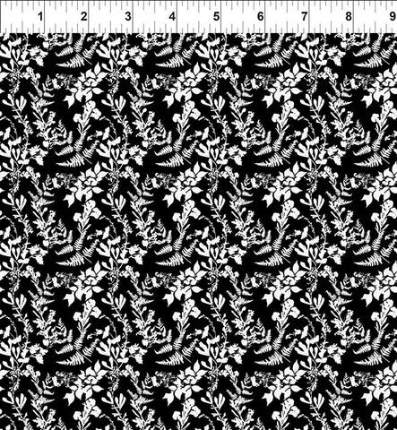 Garden Decoupage Field Black White - C25605DC1