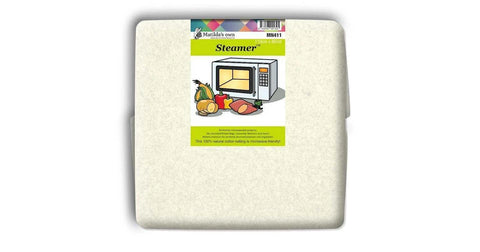 Matilda’s Own - Steamer Batting Microwave Safe - Natural Cotton - 110cm x 80cm - includes free bowl cozy pattern!