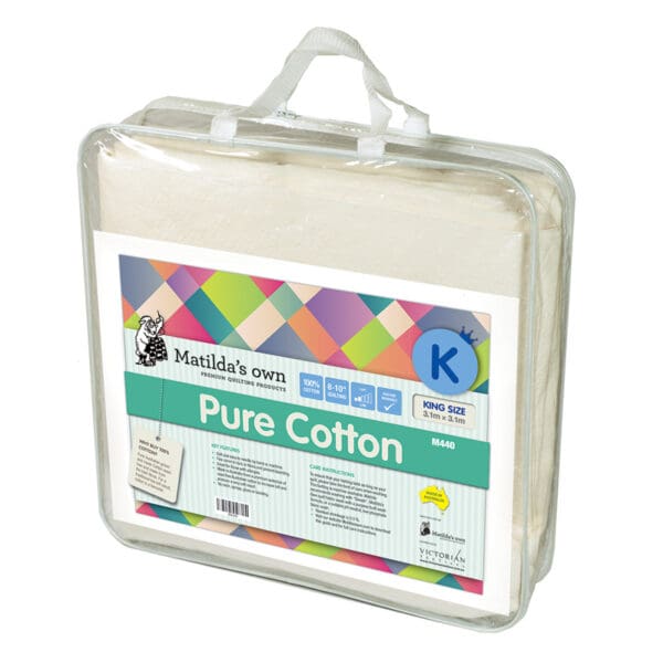 Matilda’s Own - Batting - Pure Cotton - King Size
