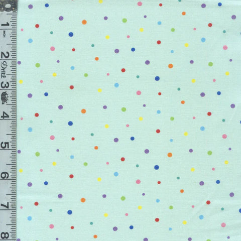 Whose Nose and Toes by Elizabeth’s  Studio Spots  626 Teal Multi Pastel