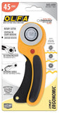 OLFA Ergonomic Rotary Cutter - 45mm