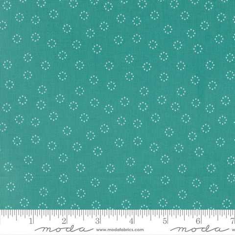 Strawberry Lemonade - Teal Daisy Dots - M37677-21