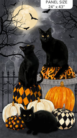 Hallows Eve 3 Black Cats Panel