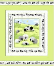 Lewe the Ewe by Susybee Fabric Panel by Clothworks