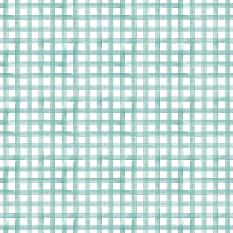 Aqua gingham - Lloyd Curzon