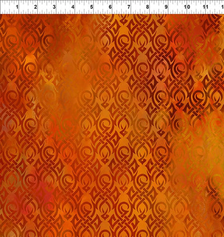 Dragons Flames red/orange - In The Beginning Fabrics - 5DRG