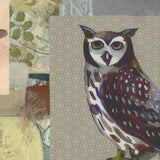 Wild Wonder Owls Fabric Panel by Sue Zipkin for Clothworks