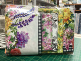 Cottage Garden Quilt Kit - a Pattern by Sue Dodds presented in Decoupage by In the Beginning Fabrics