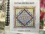 Cottage Garden Quilt Kit - a Pattern by Sue Dodds presented in Decoupage by In the Beginning Fabrics