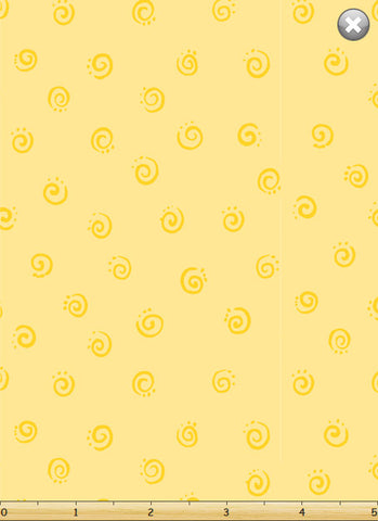 Susy Bee basics squiggle yellow SB20053-310
